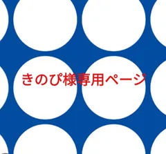 きのぴ様専用ページです。