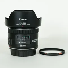★完動品！★　キャノン ＥＦ２８ｍｍ　ｆ２．８ フード付き CANON EF28mm F2.8