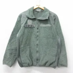 L/古着 長袖 ミリタリー フリース ジャケット メンズ GEN3 レベル3 USエアフォース ラグラン ポーラテック 緑 グリーン 25feb26 中古 アウ