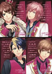 【中古】キャラカード 集合 書きおろしメッセージ入りL版ブロマイド4枚セット 「Switchソフト DYNAMIC CHORD feat.[reve parfait] Remaster edition」 アリスNET購入特典