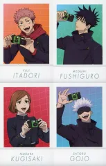 【中古】キャラカード 全4種セット フォト風カード 「呪術廻戦 じゅじゅHONPO」 グッズ購入特典
