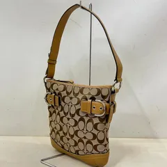 【美品】COACH コーチ 3577 シグネチャー ワンショルダーバッグ 肩掛け COACH コーチ 3577 ショルダーバッグ シグネチャー キャンバス