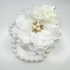 コサージュ 卒園式　卒業式　入園式入学式 結婚式 発表会 ＊フォーマルコサージュ＊パールブローチC79