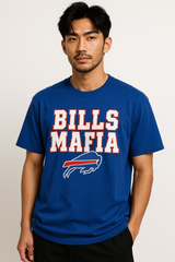 Tシャツ　ファナティクス　Fanatics　ブルー　Mサイズ　※Used