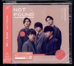 SexyZone 通常盤初回プレス NOT FOUND