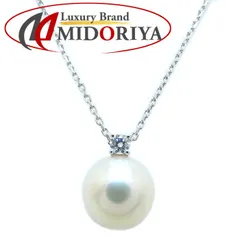 TASAKI 田崎真珠 パール ネックレス 真珠9.5ミリ 17052579-0013 K18WG ホワイトゴールド レディース/294275【中古】【BJ】