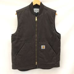 Carhartt カーハート 1023082.47.00.03 ダックベスト Ｌサイズ 茶色 ブラウン 中古 /ｍ 250712 02356hi◇128