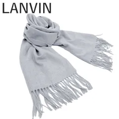 LANVIN COLLECTION ランバン コレクション マフラー ストール グレー カシミヤ混
