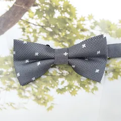 3.蝶ネクタイ　ブラック　フラワー　結婚式　新郎新婦　タキシード