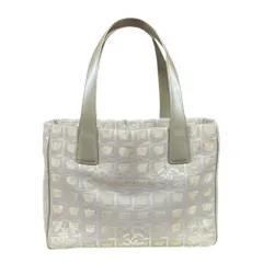 シャネル トートPM ニュートラベル トートバッグ ナイロンジャガード ベージュ レディース  CHANEL  中古 シャネル