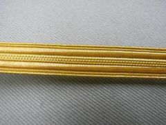 ▲金線縞織　9ミリ　1メーター分▲新品▲