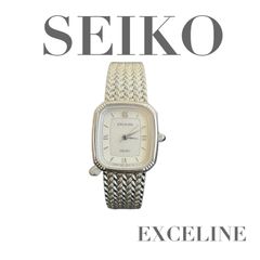 SEIKO EXCELINE 腕時計 シルバーカラー 7321-6600