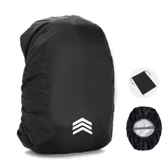 【人気商品】梅雨対策 高耐久性 アップグレード固定バックル 防水カバー完全防水 耐摩耗性 リュック 収納袋付き リュック 高輝度矢印反射マーク Mサイズ レインカバー レインカバー 5色 ランドセル 男女兼用 防水 リュックカバー (ブラック) [Cosyli