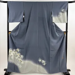 雪輪染め分け 螺鈿金彩箔 付下げ正絹着物トールサイズ 雪輪染め分け 螺鈿金彩箔 付下げ正絹着物トールサイズ 雪輪染め分け 付