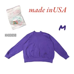 USA製レディース無地ラグランスウェットトレーナーMフルーツオブザルーム　 HH00898