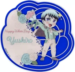 【中古】コースター 愈史郎 「鬼滅の刃×ufotable Cafe/マチ★アソビCAFE ホワイトデーイベント2024 ランダム薔薇型アクリルコースターA」