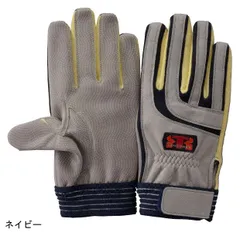 手袋 作業用 ケブラー 耐切創手袋 トンボレックス グローブ K-501NV 厚手 ニット＆人工皮革手袋のサムネイル