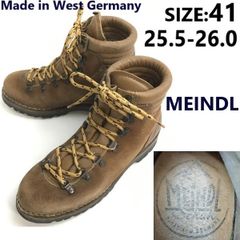 70s-80s? / Made in West Germany / Vintage MEINDL / Genuine Leather / Trekking Boots / Hiking Boots 【Size 41 / 25.5-26.0 / Brown】 climbing / Boots / Shoes ◆sWB122-9