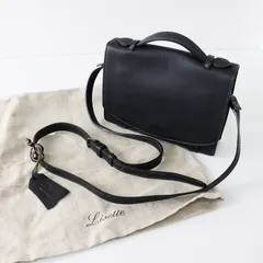 再値下げ　リゼッタ　サック・クベルクル3 カフェ　レザーショルダーバッグ 最値下げ リゼッタ サック・クベルクル3 カフェ レザー