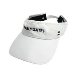 PEARLY GATES パーリーゲイツ サンバイザー ホワイト系 FR