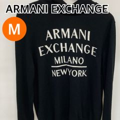 ARMANI EXCHANGE アルマーニエクスチェンジ トップス 長袖 パーカー ニット ブラック Mサイズ【CT1160】