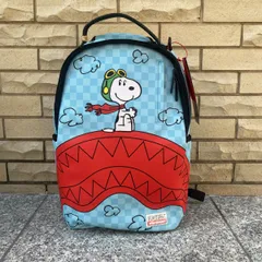 米国仕様 SPRAYGROUND スプレイグラウンド SNOOPY スヌーピー パイロットシャーク バックパック (BKPK49)