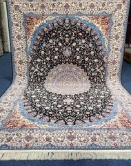 最高級 ペルシャ絨毯シルク イラン クム産 約225万ノット150×222cm