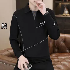 [M]春 コーデ メンズ 用 服 シンプル ファッション 大人 紳士服 カジュアル 長袖 プルオーバー Vネック ニット シャツ セーター ストライプ トップス  カジュアル 通勤スタイル 重ね着コーデ ゆったりシルエット さらっと着 普段使い