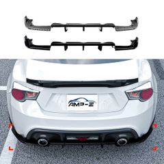 送料無料 スバル BRZ トヨタ GT86 Scion FR-S 2013-2020 後リップ スポイラー 外装改装 ABS製 ピアノブラック カーボンファイバー調CYB105人気注目