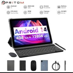 PRITOM 2024年アンドロイド14タブレット(A523 8コア 2.0GHz/4GB