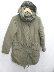 ■ ◎ Sonny Label URBAN RESEARCH ジップアップ ミリタリー 長袖 ジャケット コート サイズFREE カーキ レディース P  【1407100040117】