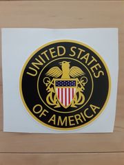 TOPGUN トップガン UNITED STATES OF AMERICA エンブレム 94mm　ステッカー