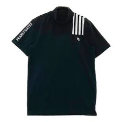 サイズ：4 PEARLY GATES パーリーゲイツ 2023年モデル ハイネック 半袖Tシャツ  ブラック系 [240101397415]# ゴルフウェア メンズ ストスト