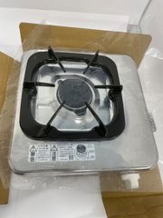 【未使用/付属品全部有り】リンナイ RTS-1NDC 13A 都市ガス 一口コンロ ステンレス天板 立消え安全装置付き
