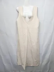 ◇ ⊂ Bab バブ 前後2WAY ロング丈 ジャンパースカート サイズM ライトベージュ系 レディース E  【1506250013573】