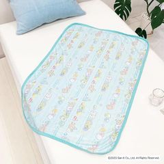 모리피로(MORIPiLO) 무릎걸이 담요 쿨켓 시원한 냉감+타월지 스미코구라시 70x100cm