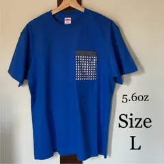 ポケット付きTシャツ　Lサイズ　ロイヤルブルー