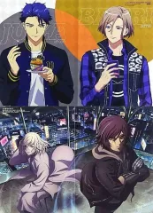 【中古】ポスター 両面ピンナップポスター(二つ折) 兵頭十座＆摂津万里/運び屋＆殺人鬼 「A3!(エースリー)/アクダマドライブ」 アニメディア 2020年11月号綴じ込み付録