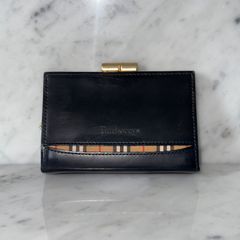 Y605-11 Burberrys バーバリーズ がま口財布 ノバチェック - メルカリ
