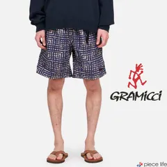 グラミチ GRAMICCI ショートパンツ ハーフパンツ 半ズボン 短パン クライミングパンツ ハーパン ナイロンパッカブルGショーツ NYLON PACKABLE G-SHORT ユニセックス 水陸両用 BATIK NAVY M L XL G4SM-P146