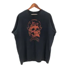 HARLEY DAVIDSON ハーレーダビッドソン 半袖Ｔシャツ 大きいサイズ ブラック(メンズ 2XL)中古 古着 T7841