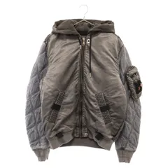 DIESEL (ディーゼル) 20AW J-LAGASH フード付き ジップアップ ボンバージャケット ブルゾン グレー A01625-J-LAGASH-0GATVのサムネイル