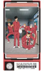 【中古】キャラカード 音駒高校(ジャージ.買出し) 「ハイキュー!! ビジュアルクリアチケット2」