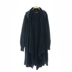 ズッカ zucca フード ガウンパーカー ロング ジャケット コットン M 濃紺 ダークネイビー /NR ■OSのサムネイル