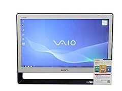 【中古】 SONY デスクトップパソコン 中古パソコン VPCJ137FJ ホワイト デスクトップ 一体型 本体 Windows7 Pentium DVD 地デジ 4GB 500GB