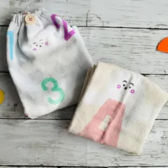 タオルエプロン　シナぷしゅ　2枚セット②