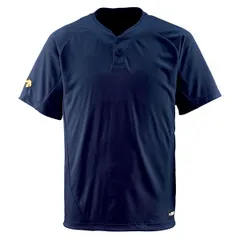 【在庫わずか】デサント（DESCENTE） ベースボールシャツ（2ボタン） （野球） DB201 Dネイビー L