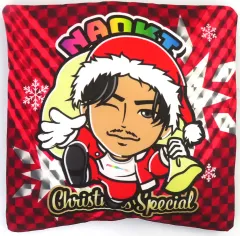 【中古】クッション・本体 小林直己(EXILE) スクエアクッション ツアーTシャツver. 「EXILE LIVE TOUR 2022 “POWER OF WISH” ～Christmas Special～」 オンラインブースグッズ