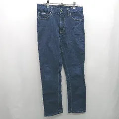◇ Θ NAVY JEANS ストレートジーンズ サイズ30 インディゴブルー メンズ E  【1501230001410】