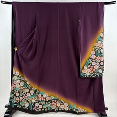 袋帯 美品 名品 川島織物 落款 花唐草 波 金糸 箔 金色 六通